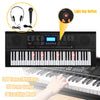 Glarry 61-Key Electric Keyboard Beginner E-Piano Light Follow key 300 Tones