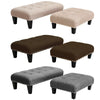 Soft Large Footstool Chesterfield Button Seat Bench Chair Ottoman Pouffe Stool