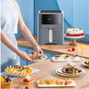 6L Air Fryer Cooker Oven LED Touch Low Fat Healthy Oil free Kitchen Fry Cooker