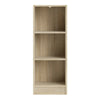 3 Tier Medium Narrow Wooden Bookcase Shelving Unit Living Room Office Storage