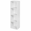 4 Tier Book Shelf Bookcase Storage Shelving Unit Cabinet Books Display Stand New