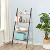 Industrial Ladder Shelf 4 Tier Bookcase Plant Flower Stand Storage Rack