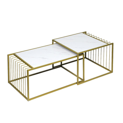 Set of 2 Nested Coffee Table End Table Side Table Lounge Living Room Furniture