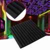 6/12/24PCS Sound Proofing Acoustic Wedge Foam Tiles Studio Home Wall Panels UK