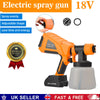 Cordless Paint Sprayer Electric HVLP Spray Gun Car Paint 1000 ML For 18V Battery