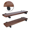 2pc Industrial Iron Pipe Shelf Wall Mounted Storage Display Floating Bookcase UK