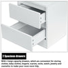 Modern Bedside Table Cabinet 2/3/4 Chest of Drawers Storage Nightstand Bedroom