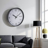 Wall Clock Illuminated / Solid Numerals Silent Retro Chic Decor 12-13inch Clocks