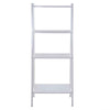 White Ladder Shelf 4Tier Storage Shelving Unit Standing Plant Display Metal Rack