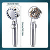 Shower Head Water Saving Flow 360° Rotating with Small Fan High Pressure Spray