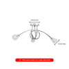 LED Crystal Ceiling Light Chandelier 3 Way Lamp Kitchen Bed Living Room Lights u