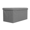 Home Folding Ottoman Storage Box Bench Pouffe Seat Stool Chair Footstool Storage