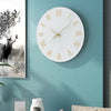 Wall Clock Illuminated / Solid Numerals Silent Retro Chic Decor 12-13inch Clocks
