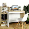 Computer Desk PC Laptop Table Workstation w/ 3 Book Shelf Office Study Home UK