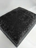 Footstool / Small Stool / Pouffe / Gift / Black crushed Velvet British Made