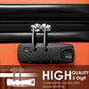 20 24 28 Inch Suitcase Set ABS Large Hard Shell Cabin Hand Travel Luggage Orange
