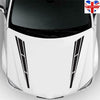 6pcs Long Stripe Graphics Car Racing Side Body Hood Mirror Vinyl Decal Stickers