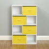 White Cube Kids Bedroom Unit & Storage Box Shelves Childrens Furniture