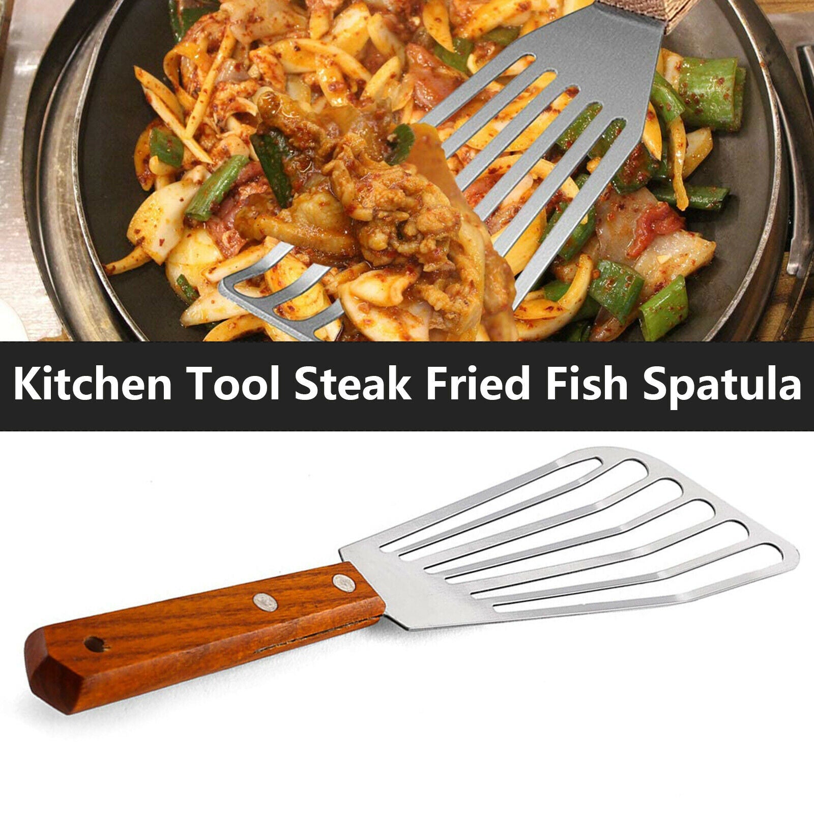 Frying Spatula Missing Shovel Kitchen Steak Insulated Fish