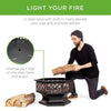 Fire Pit Large Firepit Outdoor Brazier Garden Party BBQ Round Stove Patio Heater