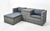 Victoria Rattan Garden Furniture Corner Sofa Lounge Set In/Outdoor Extra Wide