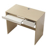Simple Budget Computer Desk Wooden Small Table With Sliding Drawer Tray