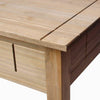 Coffee Table 1 Drawer Solid Waxed Pine Rustic Living Room Furniture