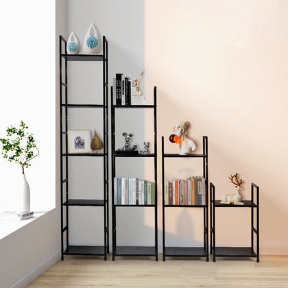 2 3 4 5 Tier Bookshelf Bookcase Storage Stand Display Shelving Unit Space Saving