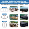 Waterproof Rattan Table Chair Sofa Cover Furniture Covers Garden Patio All Sizes