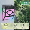 8x Super Bright LED Solar Powered Wall Lights Door Fence Outdoor Garden Lighting