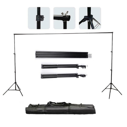 Photography Adjustable 2X3M Background Support Stand Backdrop Stand+Carry Bag UK