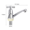 Basin Sink Tap Traditional Bath Twin Mixer Hot &Cold Cross Lever Wash Basin Tap