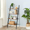 Ladder Shelf 4 Tier Leaning Storage Bookcase Display Unit