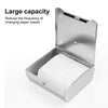 Brushed Stainless Steel Metal Fold Paper Hand Towel Wall Dispenser Convenient