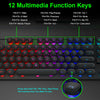 LED RGB Backlight Mechanical Keyboard USB Wired Gaming For PC Computer Laptop UK