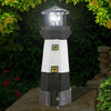 Large Solar Powered Lighthouse Rotating Led Bulb Garden Ornament Patio New Light