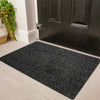 Non-Slip Dark Grey Door Mat Highly Absorbent Rug Indoor/Outdoor Doormat Carpet