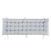 Outdoor Patio Chaise Lounger Cushion Sun Bed Recliner Chair Replacement Seat Pad