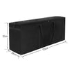 600D Waterproof Outdoor Garden Patio Furniture Cushion Cover Storage Bag Black