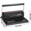 34 Holes Spiral Coil Calendar Binding Machine Comb Binder Punching Manual