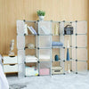 DIY 16 Storage Cube Closet Wardrobe Modular Organizer Cupboard Furniture Plastic