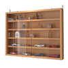 Modern Wooden Wall Display Cabinet Laminated Models Collections Storage Shelf