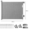 Retractable Pet Dog Gate Safety Guard Folding Baby Toddler Stair Gates Isolation