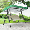Outdoor Garden Replacement Canopy for Swing Seat 2/3 Seater Hammock Top Cover UK