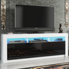 TV Unit 160cm Modern Cabinet Stand Sideboard High Gloss/Matt Doors With Free LED