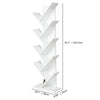 New 9 Tiers Book Shelves Tree Tower Storage Corner Shelving Unit Bookcase