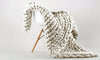 LUXURY FAUX WOOL CHUNKY CABLE KNIT HAND-WOVEN SOFA BED CHAIR BLANKET THROW