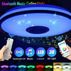 Dimmable 36/60W RGB LED Ceiling Light Bluetooth Music Speaker Lamp APP Control