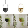 Nordic Metal Hanging Flower Pot Planter Basket Plant Vase Holder Garden Patio UK