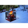 Square Fire Basket BBQ Grill Heater Outdoor Garden Firepit Brazier Patio Outside